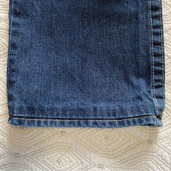 True Religion Straight Mid Rise Classic Blue Women's Jeans Size 34 - Picture 15 of 16